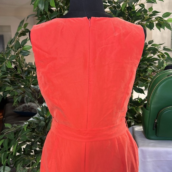 3 for $30 💖 Atmosphere Size 10 UK (Size Small) Coral Shift Dress with Pockets - Picture 4 of 10